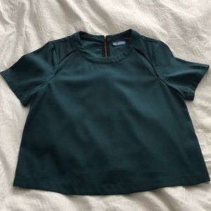 ASTR Teal Boxy Top